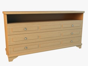 commode modern tv 3D Model