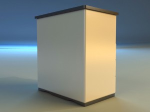 commode black and white 3D-Modell