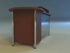 computer table boss 3D Model