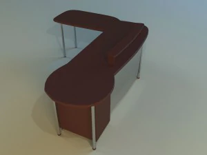 computer table boss 3D Model