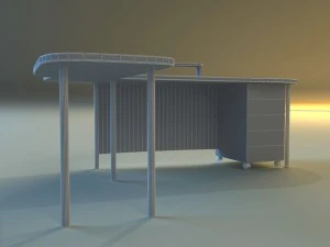 computer table boss 3D Model