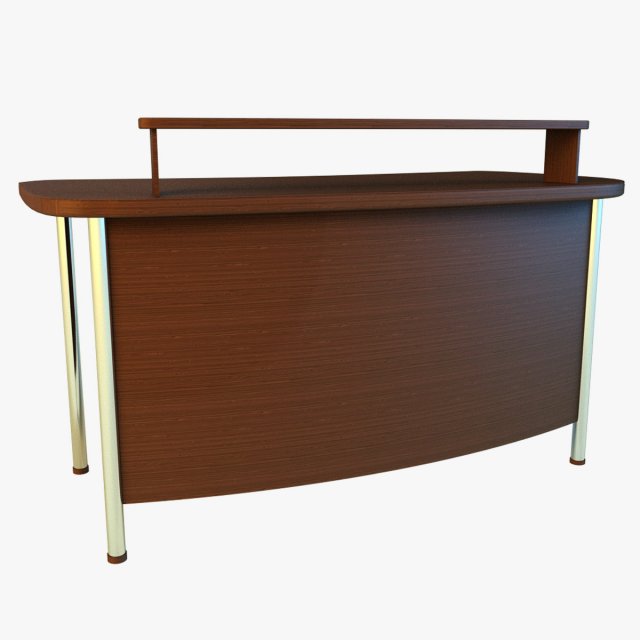 computer desk Model 3D .c4d .max .obj .3ds .fbx .stl .blend 