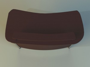 computer desk Model 3D