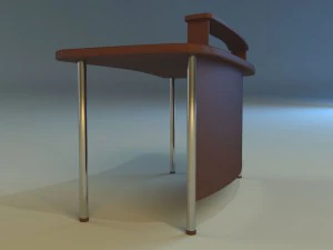 कंप्यूटर डेस्क 3D मॉडल