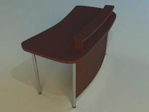 कंप्यूटर डेस्क 3D मॉडल
