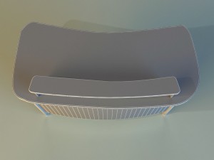 computer desk Model 3D