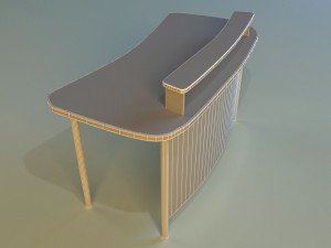 computer desk Model 3D