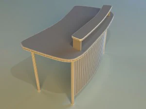 कंप्यूटर डेस्क 3D मॉडल