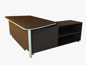 电脑桌大 3D 模型