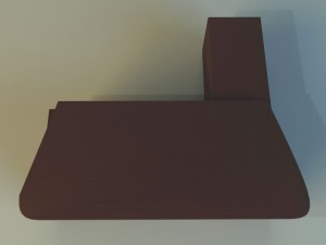 computer table big 3D Модель