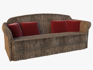 sofa velvet 3Dモデル