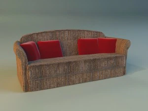 sofa velvet 3D Model