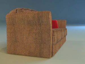 sofa velvet 3D Model