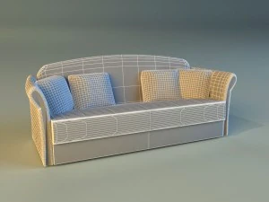 sofa velvet 3D Model