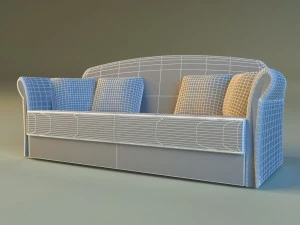 sofa velvet 3D Model