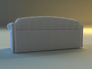 sofa velvet Modèle 3D