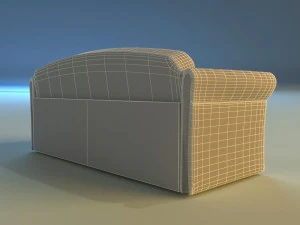 sofa velvet 3D Model