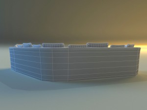 sofa luxury leather Modelo 3D