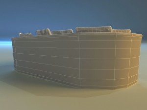 sofa luxury leather Modelo 3D