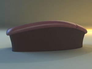 sofa luxury leather classic 3D Model