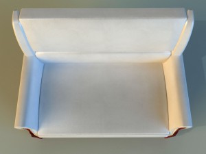 sofa leather classic 3Dモデル