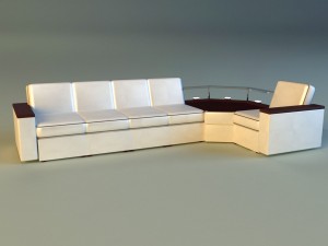 corner modern sofa Modelo 3D