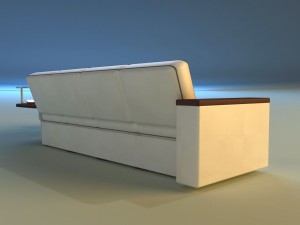 corner modern sofa Modelo 3D