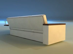 corner modern sofa 3D Model
