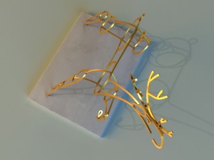 statue of deer 3D Model
