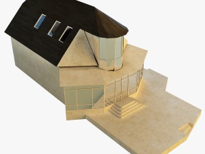 house lowpoly 3D-Modell