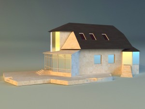 house lowpoly 3D Model