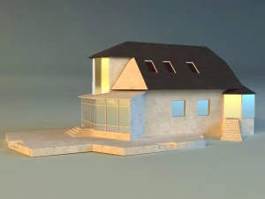 house lowpoly 3D Model
