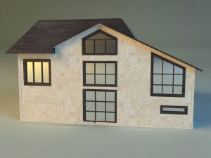 house lowpoly 2 3D Model