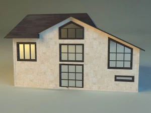 house lowpoly 2 3D Model