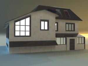 house lowpoly 2 3D Model