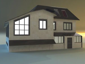 house lowpoly 2 3D Model