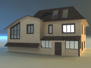 house lowpoly 2 3D Model