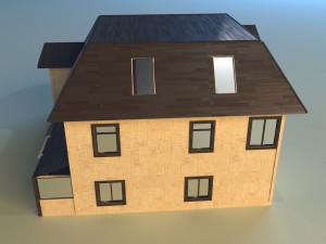 house lowpoly 2 3D Model