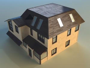 house lowpoly 2 3D Model