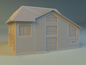 house lowpoly 2 3D Model