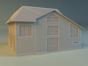house lowpoly 2 3D Model