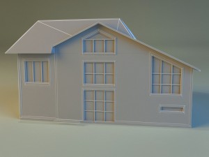 house lowpoly 2 3D Model