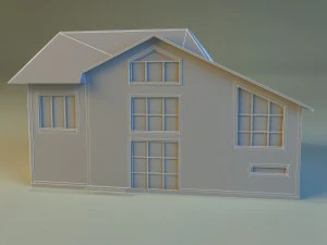house lowpoly 2 3D Model