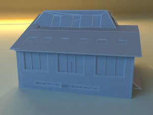 house lowpoly 2 3D Model