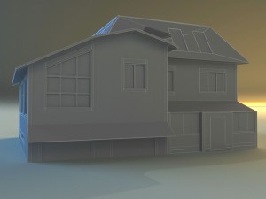 house lowpoly 2 3D Model
