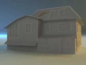 house lowpoly 2 3D Model