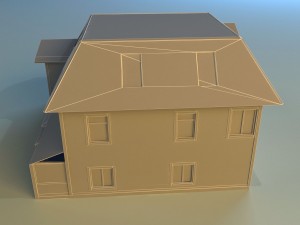house lowpoly 2 3D Model