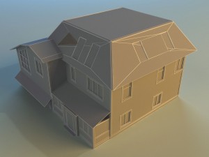 house lowpoly 2 3D Model