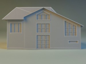 house lowpoly 2 3D Model