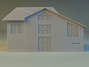house lowpoly 2 3D Model